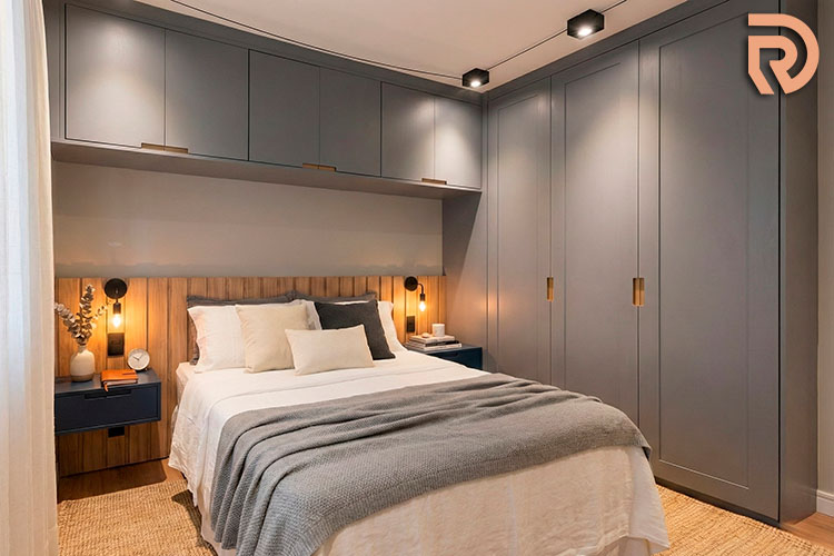 Detalhe de marcenaria premium